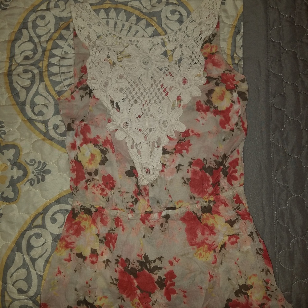 Floral tank top